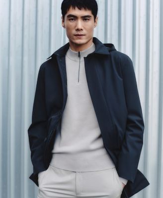 Men's Comfort Stretch Zip-Up Sweater