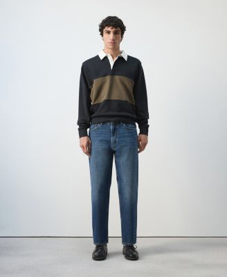 Men's Cotton Polo Sweatshirt