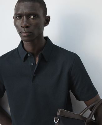 Men's Slim Fit Pique Polo Shirt