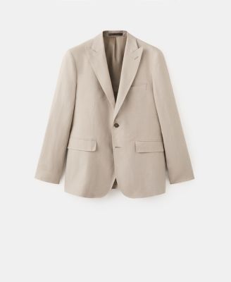 Men's Amalfi Linen Slim-Fit Suit Blazer