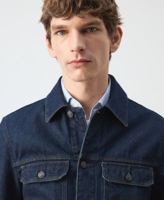 Men's Cotton Pockets Denim Jacket