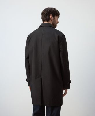 Men's Water-Repellent Pockets Trench Coat