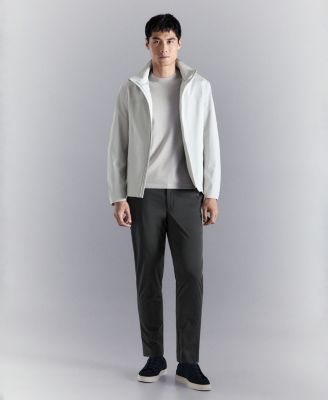 Men's Detachable Hood Water-Repellent Bomber Jacket