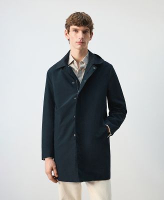 Men's Removable Hood Water-Repellent Parka