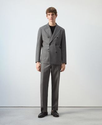 Men's Ricardo Regular Fit Suit Pants