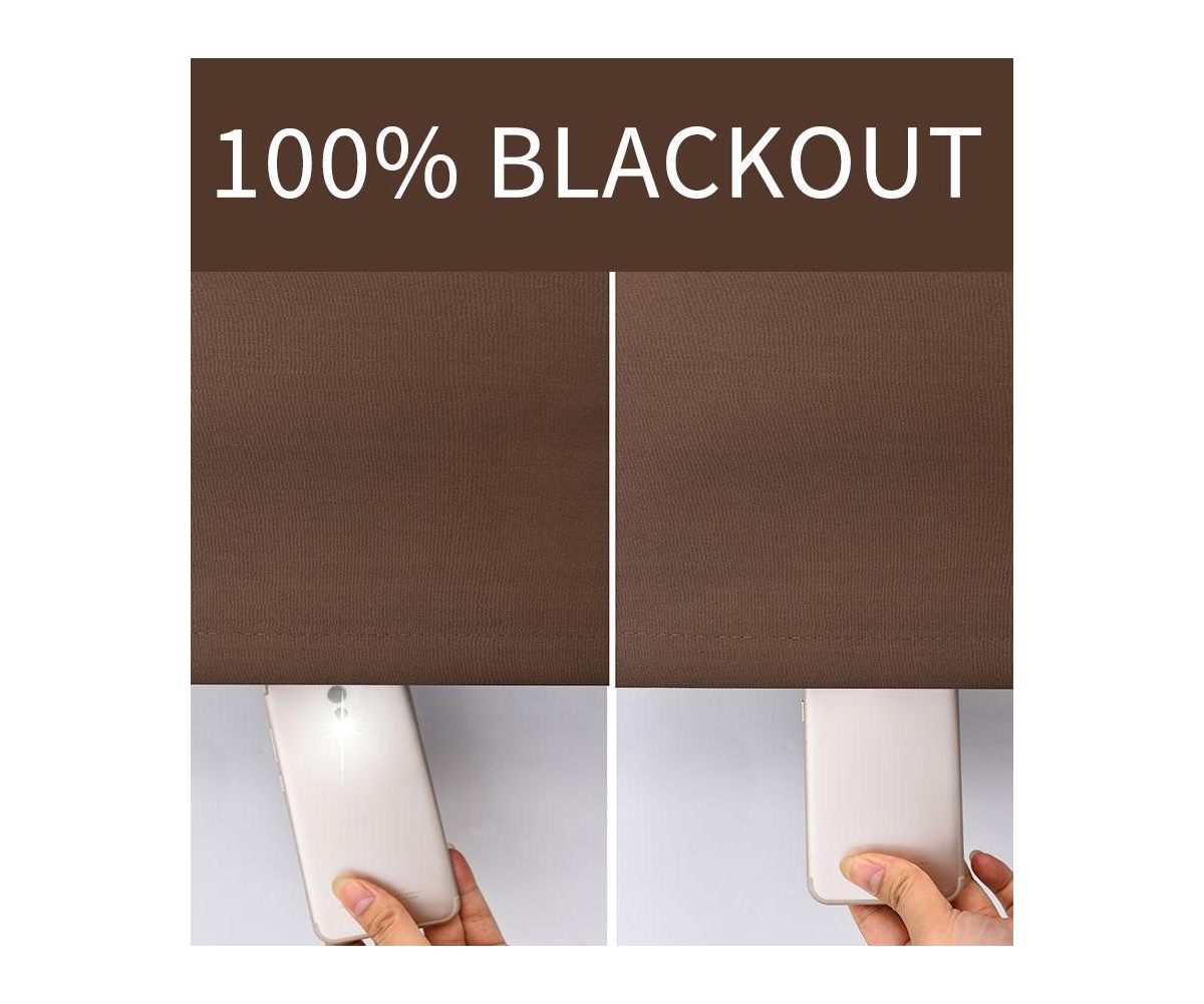 Kate Aurora 2 Piece Grommet Top Blackout Curtain Panels For Extra Long Windows