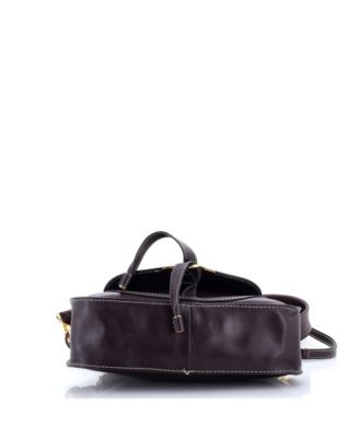 Small Marcie Satchel Leather
