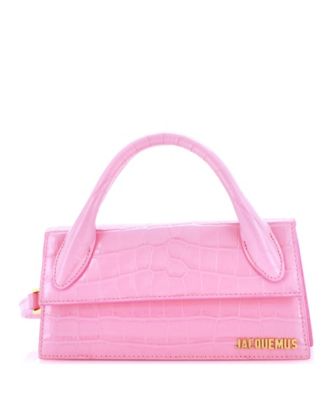 Long Le Chiquito Bag Embossed Leather