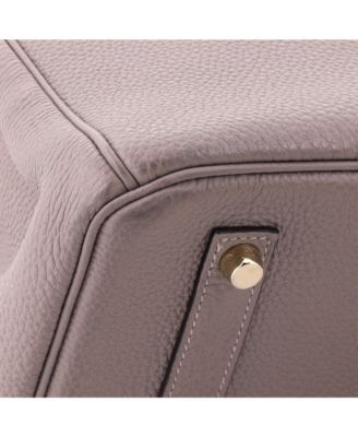 Birkin 35 Handbag Grey Togo with Gold Hardware