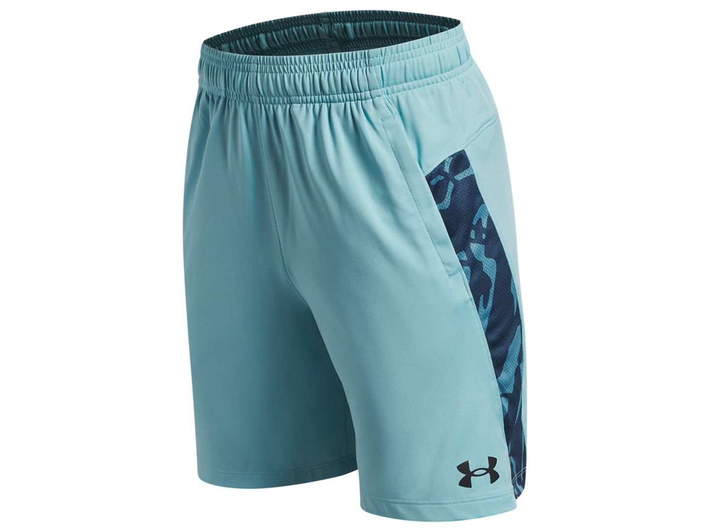 Шорты Under Armour Tech Vent Elastic Waistband Shorts для мальчиков, цвет: Синий мглистый — фото 3
