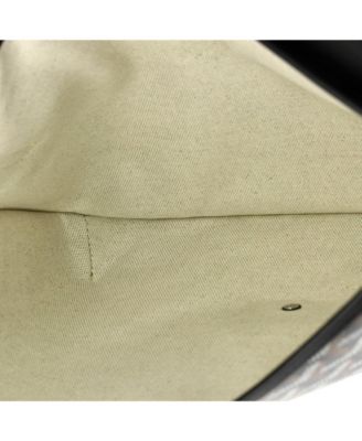 Coursier Messenger Bag Coated Canvas and Leather