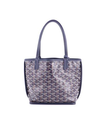 Mini Anjou Reversible Tote Coated Canvas