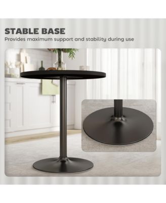Round Dining Table, Kitchen Table for 2-4 People