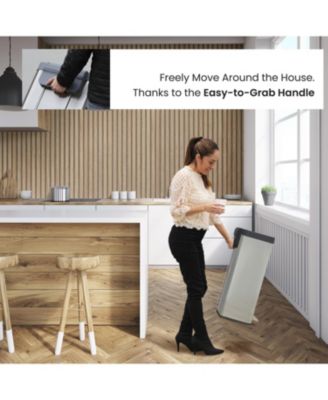 19 Gallon Large Kitchen Trash Can with Soft Close Lid, Liner-Free Stainless Steel Body