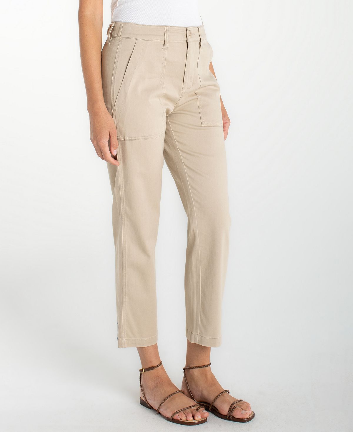Liverpool Los Angeles Petite Utility Cropped Jeans view 2 — MAYCSS fashion products
