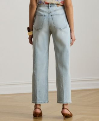 Women's High-Rise Straight Ankle Jeans