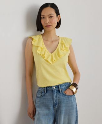 Women's Sleeveless V-Neck Top