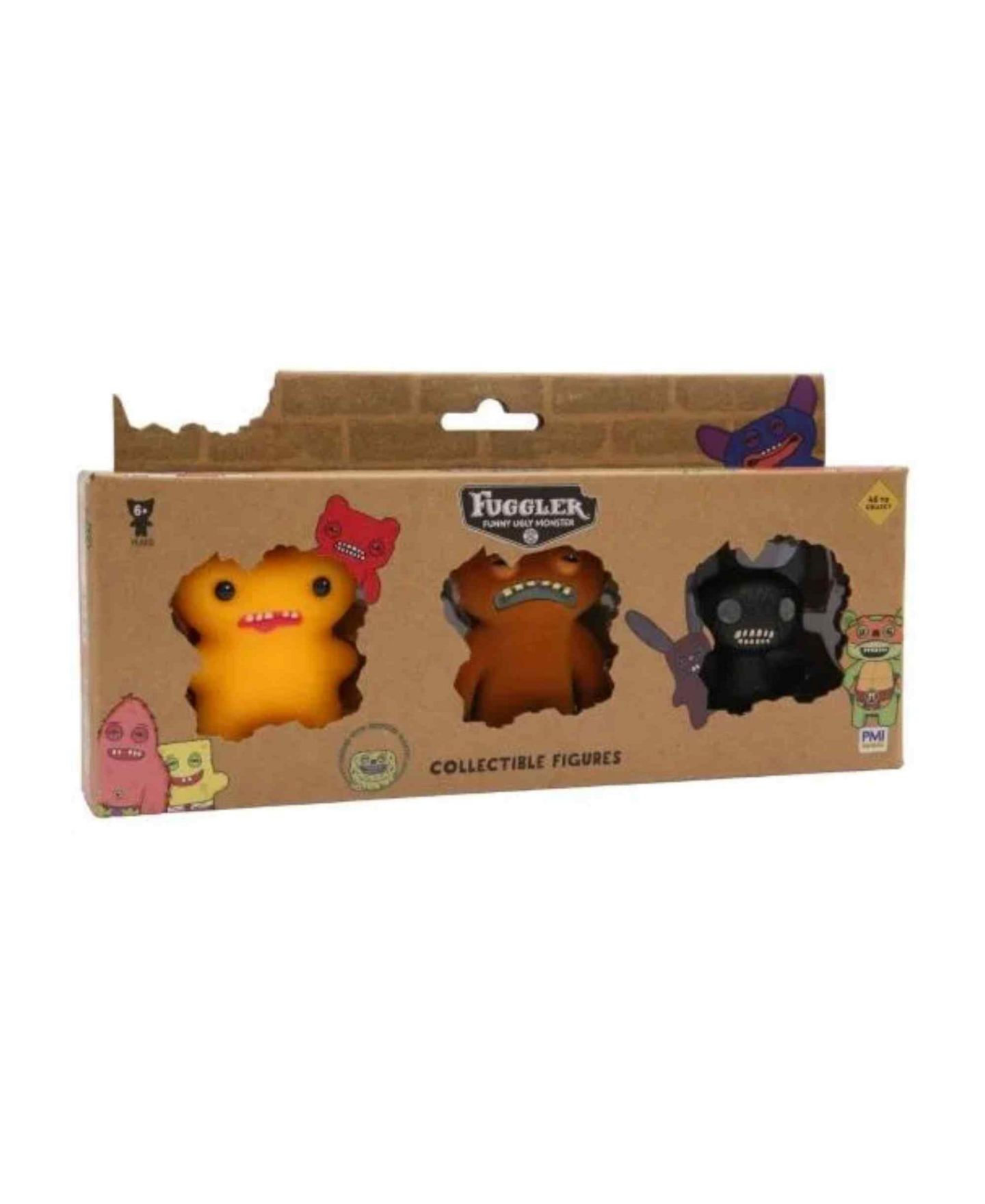 Детские фигурки Fuggler Blind Box Collectible 2.5 Inch Figurines, 3-Piece Set, Ages 4+, цвет: Разноцветный — фото 4