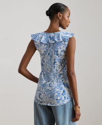 Women's Sleeveless V-Neck Top