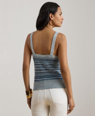 Women's Square Neck Sweater Tank Top