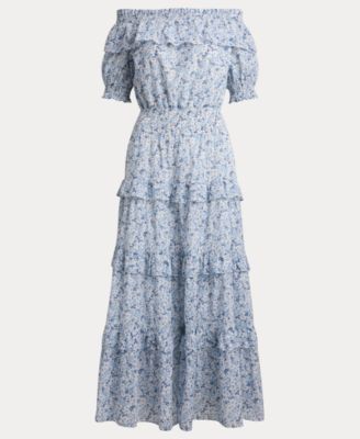 Women's Off-The-Shoulder Midi Dress