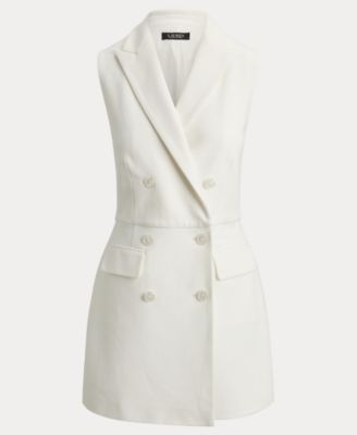 Women's Sleeveless Double-Breasted Romper