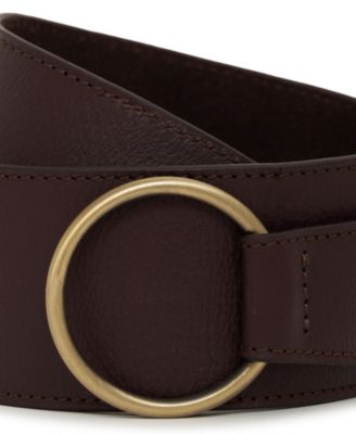 Women's Adjustable Leather Link Belt