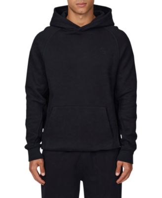 Men's Ribbed Emblem Pullover Hoodie