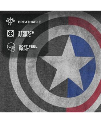 Men's Captain Half Shield Short Sleeve T-shirt