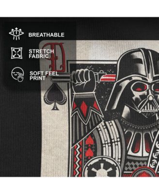 Star Wars Men's Classic Darth Vader of Spades Playing Card Short Sleeve T-Shirt