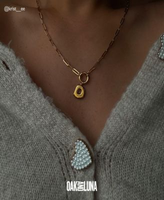 Bubble Up Initial Necklace