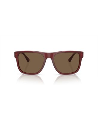 Men's Rectangle Sunglasses, EA4163