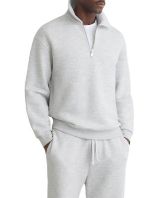 Men's Cotton-Blend Heavyweight Zip Sweatshirt