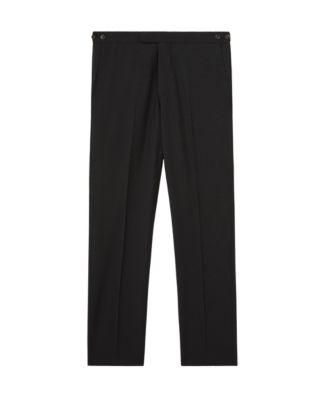 Men's Wool-Blend Tailored-Fit Suit Pants