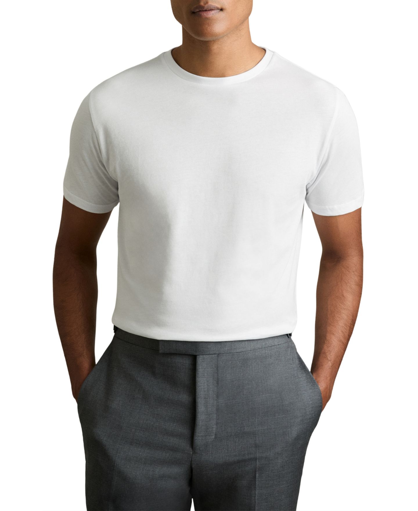 Мужские футболки REISS Bless 3-Pack Tailored-Fit Cotton Crew-Neck, цвет: Разноцветный — фото 3