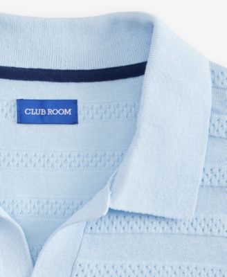 Men's Linen-Blend Polo Shirt