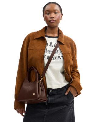 Lana Small Pebble Leather Shoulder Bag 23