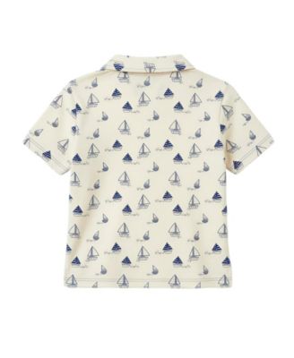 Baby Boys' Short-Sleeve Polo Shirt and Pull-On Shorts, 2-Piece Set