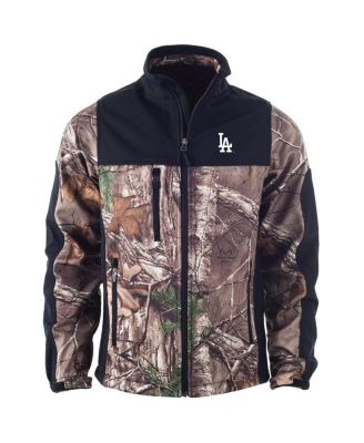 Men's Camo Los Angeles Dodgers Hunter Softshell Full-Zip Jacket