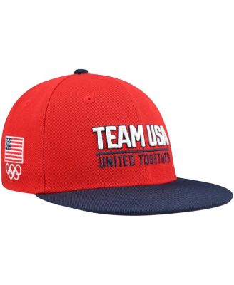 Big Boys and Girls Team USA Red United Snapback Hat