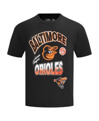 Men's Black Baltimore Orioles Turn It Up Dropped Shoulder T-Shirt
