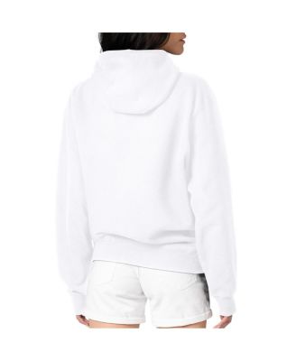 Women's White Seattle Kraken City Graphic Fleece Pullover Hoodie