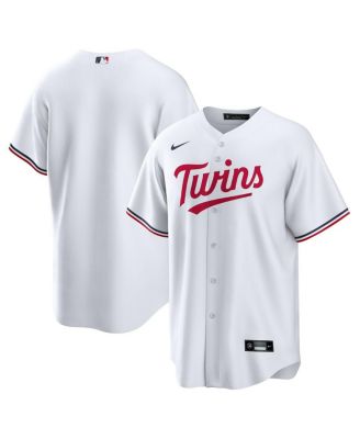 Men's White Minnesota Twins Home Big & Tall Replica Jersey