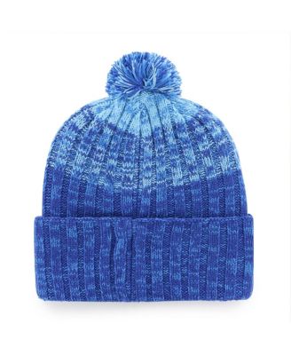 Men's Royal Kansas City Royals Cascade Cuffed Knit Hat with Pom
