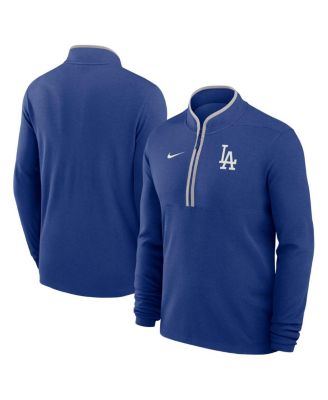Men's Royal Los Angeles Dodgers Dri-FIT Victory Half-Zip