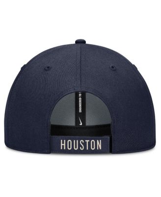 Men's Navy/Natural Houston Astros Statement Club Performance Adjustable Hat
