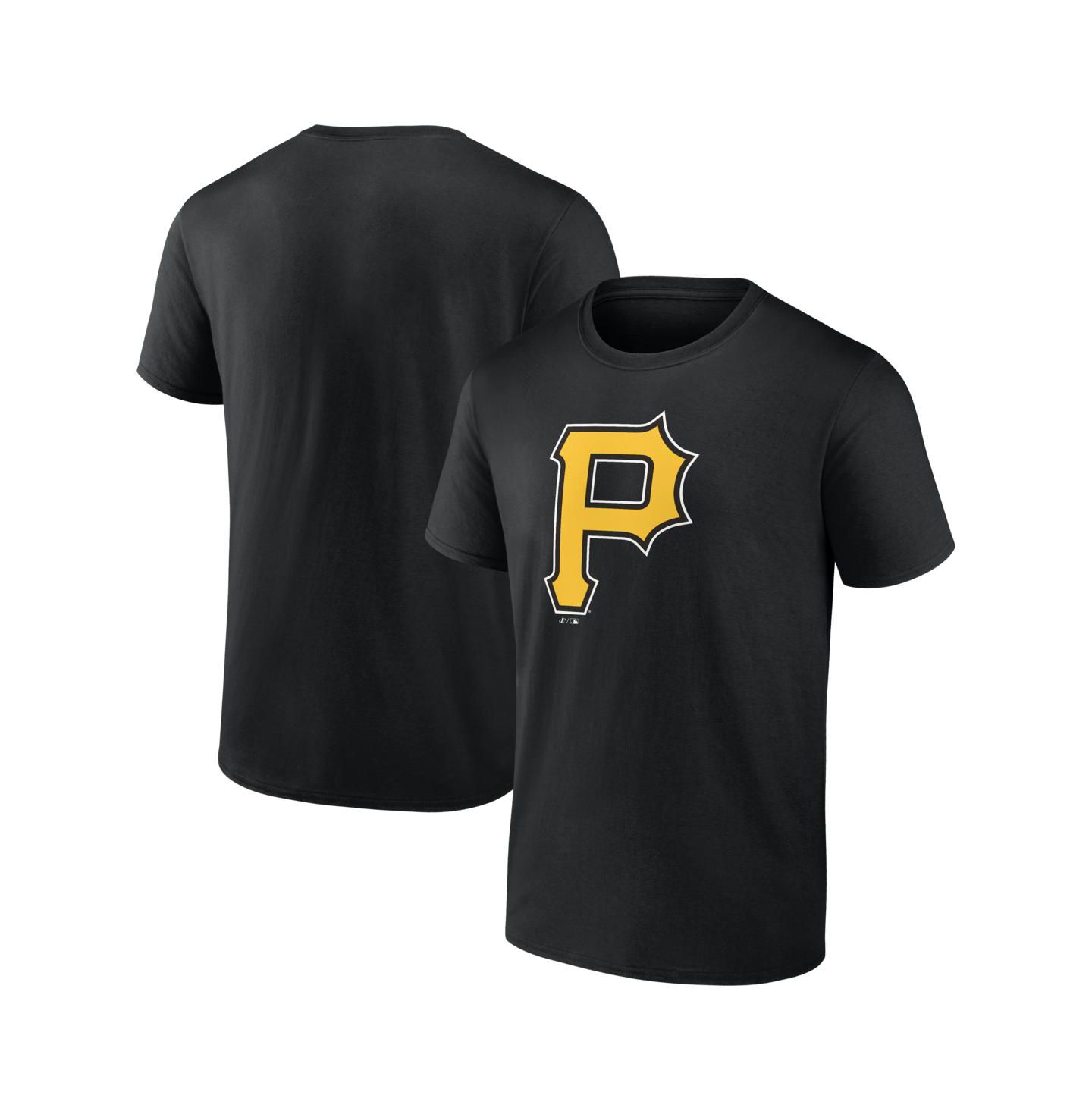 Мужская футболка Logo Athletic Black Pittsburgh Pirates Logo — фото 1