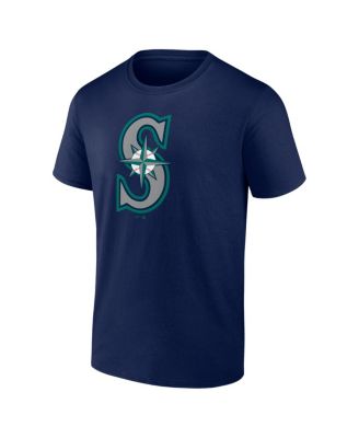 Men's Navy Seattle Mariners Logo T-Shirt