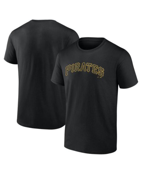 Мужская футболка Logo Athletic Black Pittsburgh Pirates Wordmark