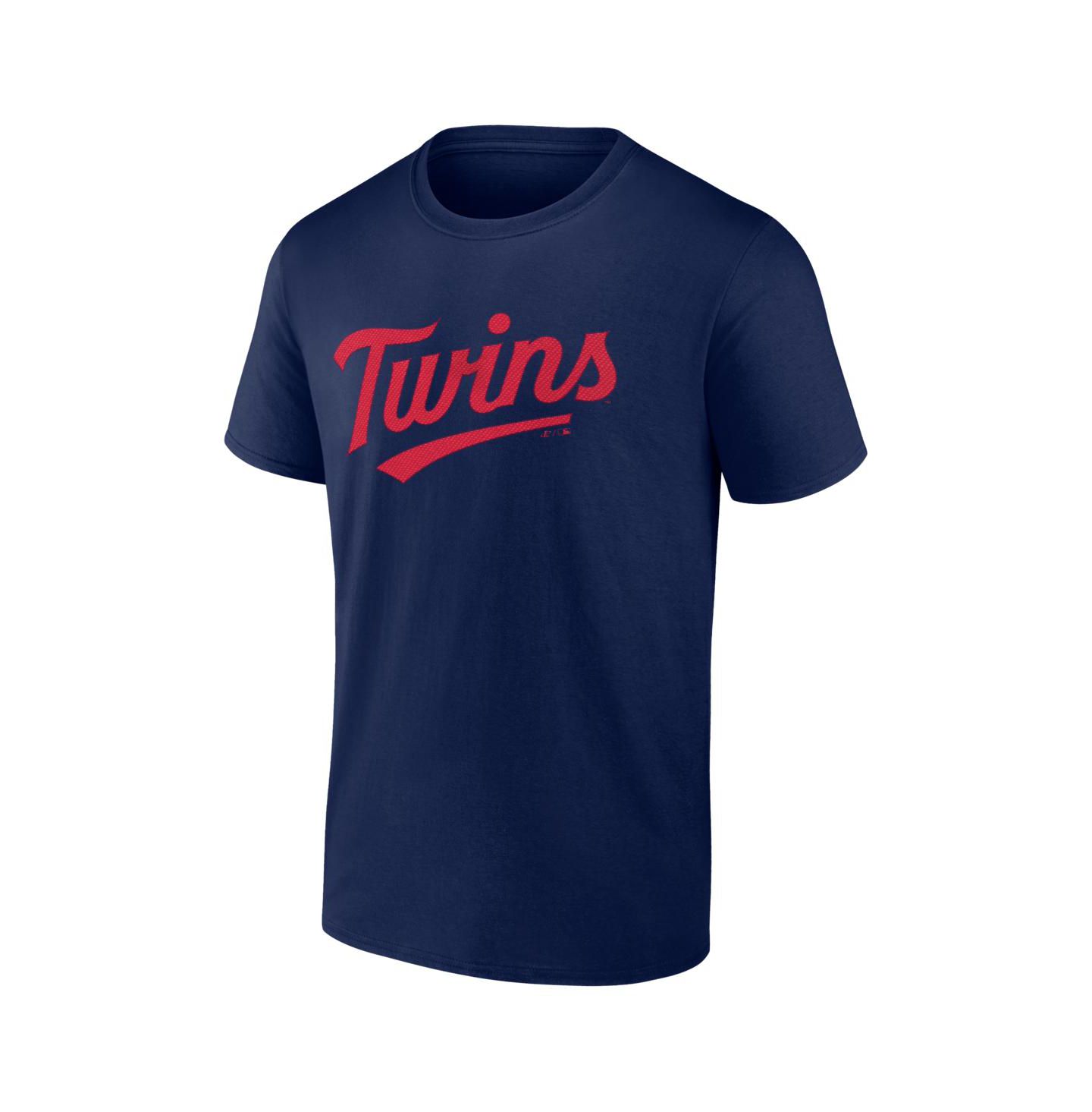 Мужская футболка Logo Athletic Navy Minnesota Twins Wordmark — фото 2